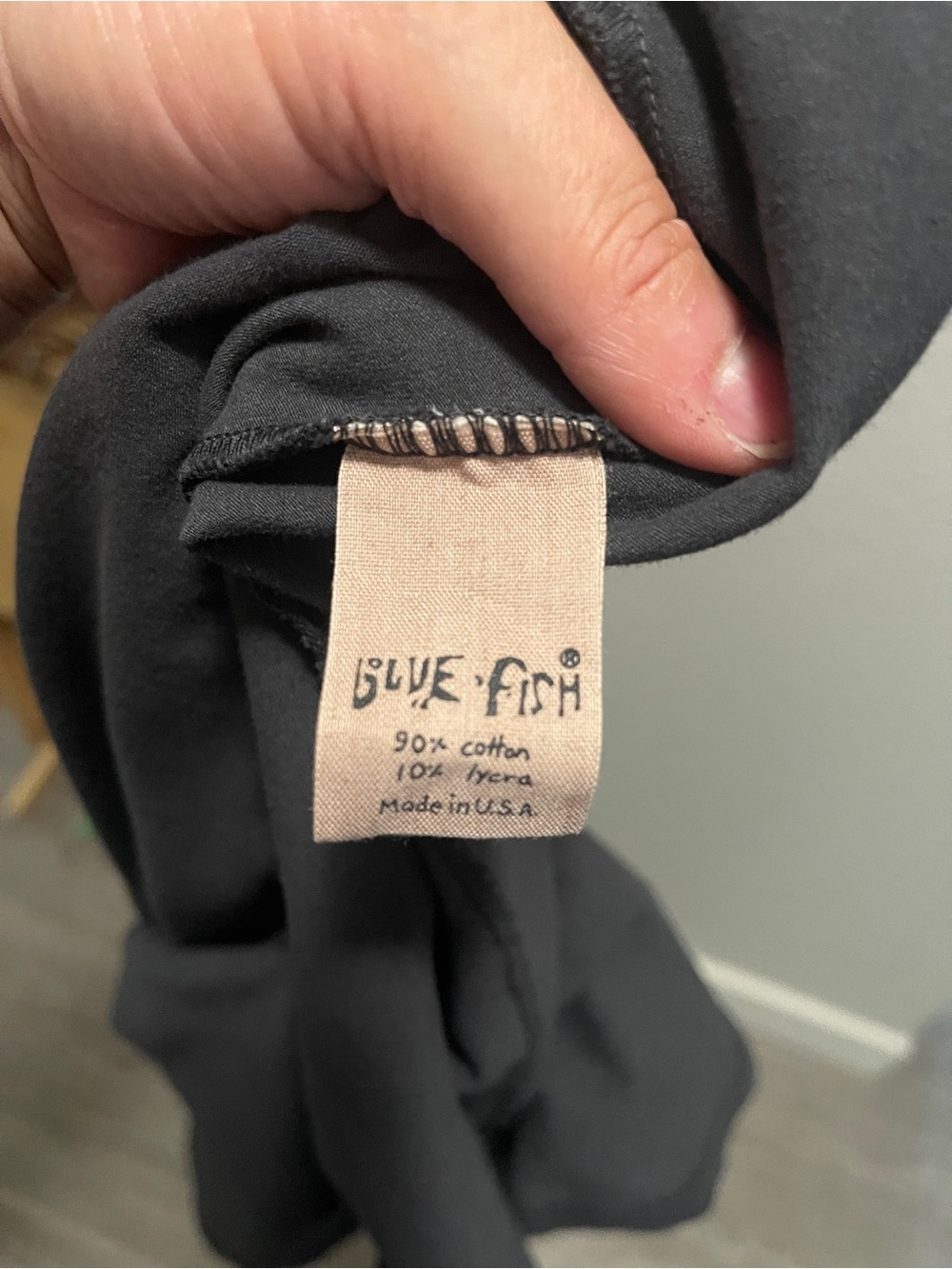 Blue Fish Women’s Black Stretch Tunic